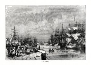 Le Havre, Normandie, nord de la France, 1879 - C. Laplante