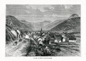 La vallée de Mont-Dore-les-Bains, France, 19ème siècle - C. Laplante