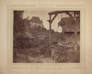 Heidelberg - Vue du château depuis le jardin, vers 1870 - C. M. Eckert