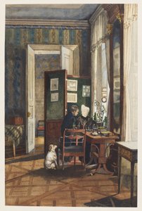 Une pièce dans le palais Reuss, Dresde - C. M. Fredro