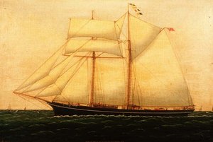Kate de Londres, Capt. T. Harper, au large de Lizard - C. Strout