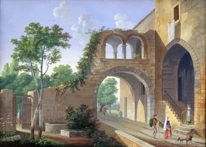 Scène dans la campagne italienne, 1813