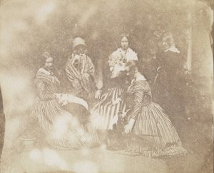 34. Groupes artistiques dans diverses poses, vers 1845