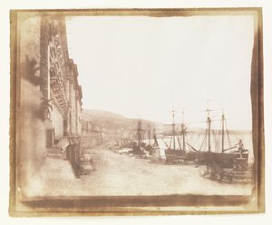 Vue le long du front de mer de la marina à Messine - Calvert Richard Jones