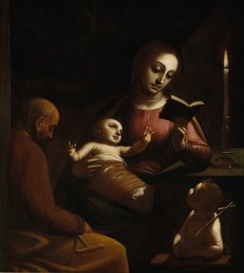 La Sainte Famille avec Jean-Baptiste enfant, vers 1578