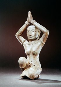 Femme agenouillée, seconde moitié du XIe siècle - Cambodian