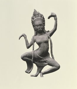 Une Apsara dansante, détail d