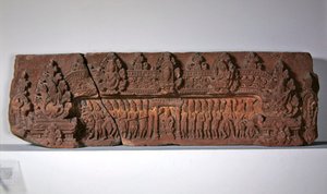 Linteau représentant le mythe de l