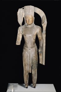 Statue debout de Harihara, style Phnom Da, d
