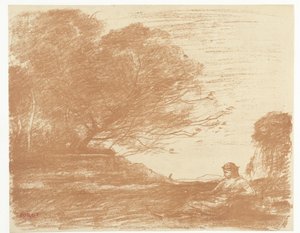 Sappho dans le paysage