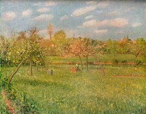 Pommiers à Éragny, Soleil du matin, vers 1896 - Camille Jacob Pissarro