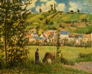 Chaponval, 1880, 1939 - Camille Jacob Pissarro