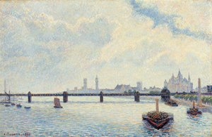 Pont de Charing Cross, Londres, 1890 - Camille Jacob Pissarro