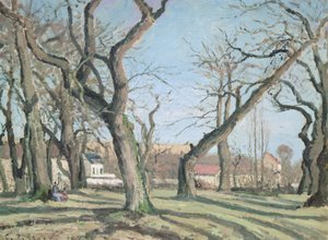 Châtaigniers à Louveciennes, 1872 - Camille Jacob Pissarro