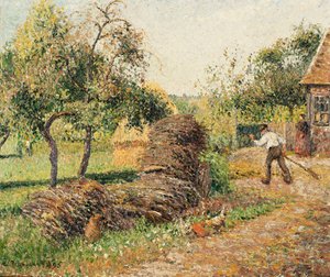 Cour de la Mère Lucien, Éragny, 1895