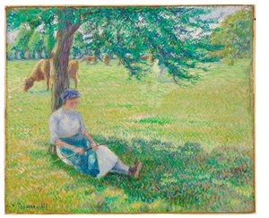 Cowgirl, Eragny, 1887 - Camille Jacob Pissarro