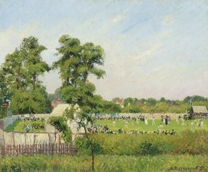 Match de cricket à Bedford Park, Londres, 1897 - Camille Jacob Pissarro