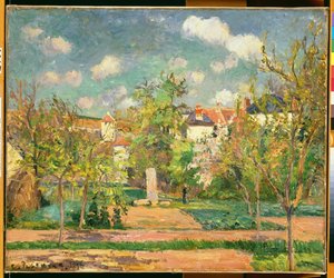 Jardin, vers 1876 - Camille Jacob Pissarro