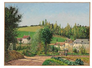 Hameau près de Pontoise, 1872