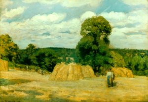 Récolte à Montfoucault, 1876 - Camille Jacob Pissarro