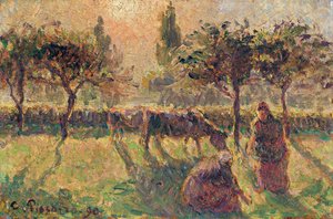 Dans les champs, 1890 - Camille Jacob Pissarro