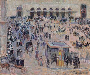 La Place du Havre et la Gare Saint-Lazare, 1893 - Camille Jacob Pissarro