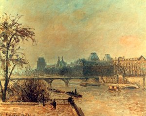 La Seine et le Louvre, Paris, 1903