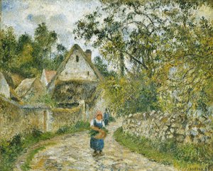 Le Chemin de Hameau-Chaumieres au Valhermeil - Camille Jacob Pissarro
