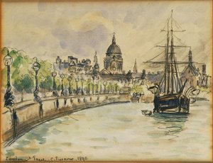 Londres, Cathédrale Saint-Paul, 1890 - Camille Jacob Pissarro