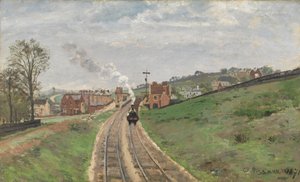 Gare de Lordship Lane, Dulwich, 1871 - Camille Jacob Pissarro
