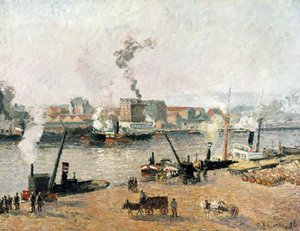 Matin brumeux, Rouen, 1896