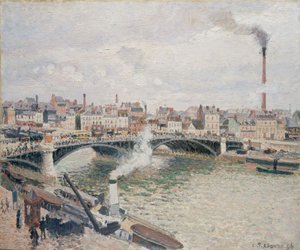 Matin, Un jour couvert, Rouen, 1896 - Camille Jacob Pissarro