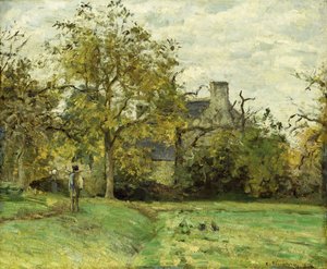 La Maison de Piette à Montfoucault, 1874 - Camille Jacob Pissarro