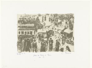 Place du Havre - Camille Jacob Pissarro