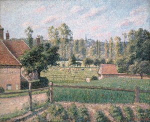 Prairie à Éragny, 1889 - Camille Jacob Pissarro