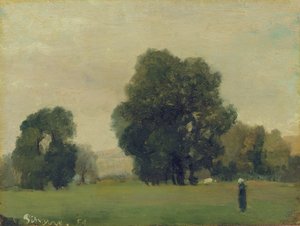 Prairies de La Roche-Guyon, 1859 - Camille Jacob Pissarro