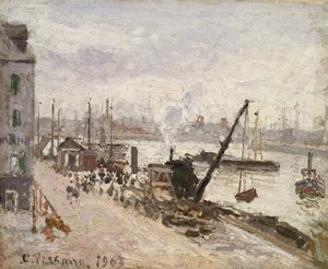 Quai au Havre, 1903 - Camille Jacob Pissarro