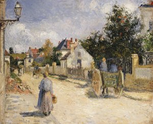 Route à Pontoise, 1879 - Camille Jacob Pissarro
