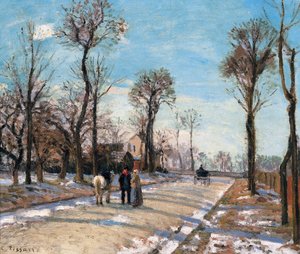 Route de Versailles, Louveciennes, soleil d