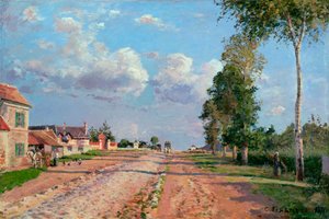 Route de Versailles, Rocquencourt, 1871 - Camille Jacob Pissarro