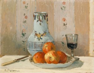 Nature morte avec pommes et pichet, 1872