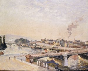 Lever du soleil à Rouen - Camille Jacob Pissarro