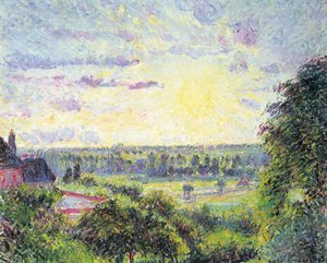 Coucher de Soleil à Éragny, 1891