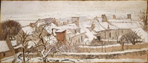 Les Quatre Saisons : Hiver, 1872 - Camille Jacob Pissarro
