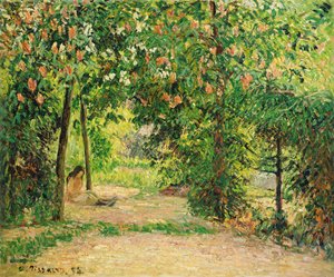 Le jardin à Éragny au printemps, 1894 - Camille Jacob Pissarro