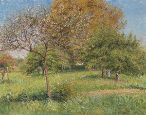 Le Grand Noyer, Matin, Eragny, 1901 - Camille Jacob Pissarro