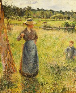 Le faucheur, 1884 - Camille Jacob Pissarro