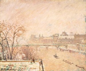 La Seine depuis le Pont-Neuf - Camille Jacob Pissarro