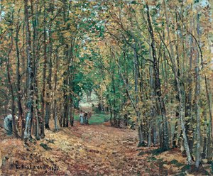 Les Bois de Marly - Camille Jacob Pissarro