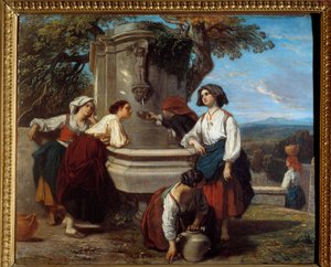 Ossaloises à la fontaine